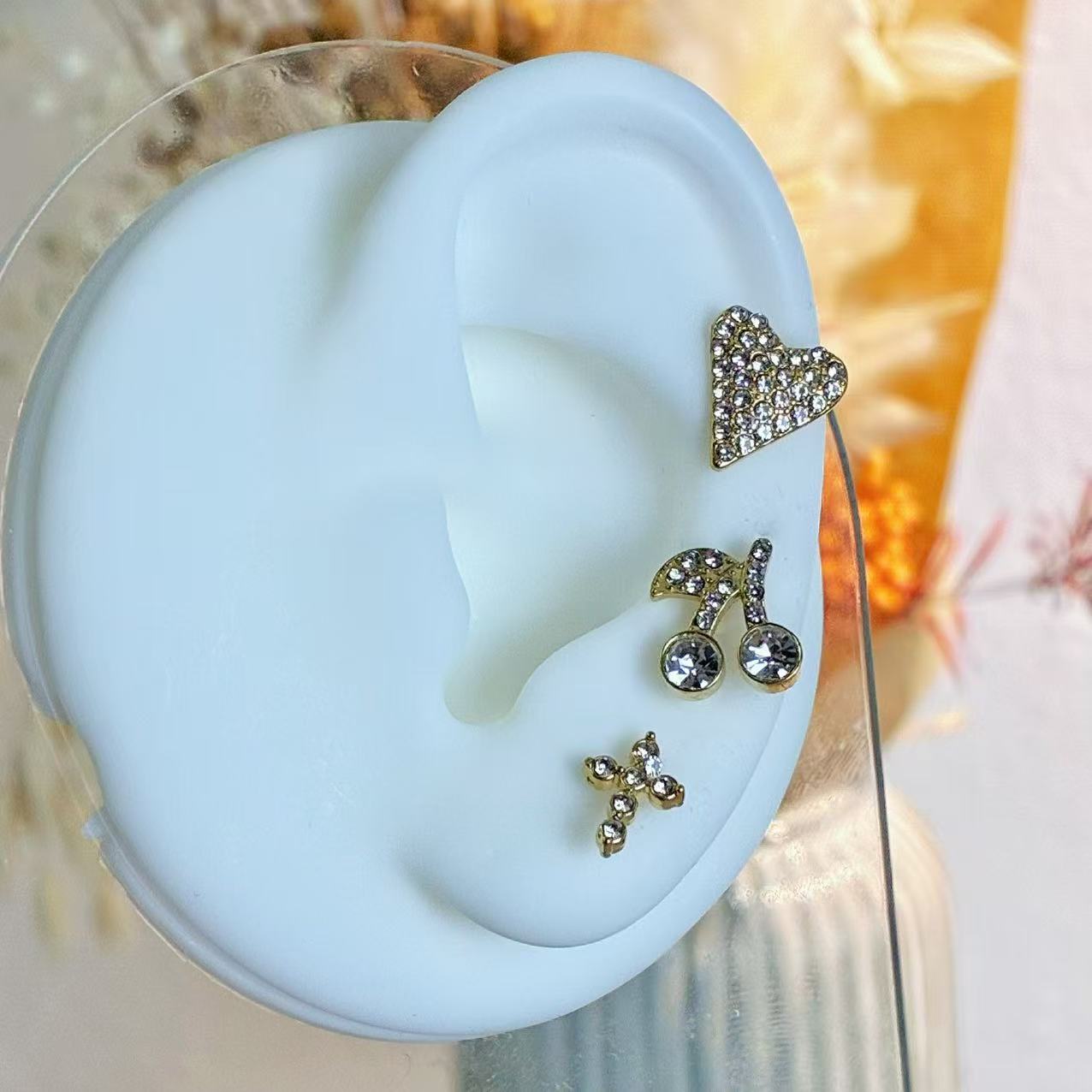 Set Orecchini “Dolce Mix” – Brillanti Dettagli di Stile