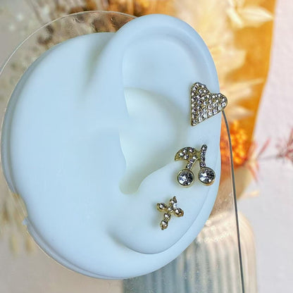 Set Orecchini “Dolce Mix” – Brillanti Dettagli di Stile