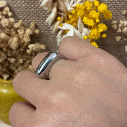 Anello bombato minimal