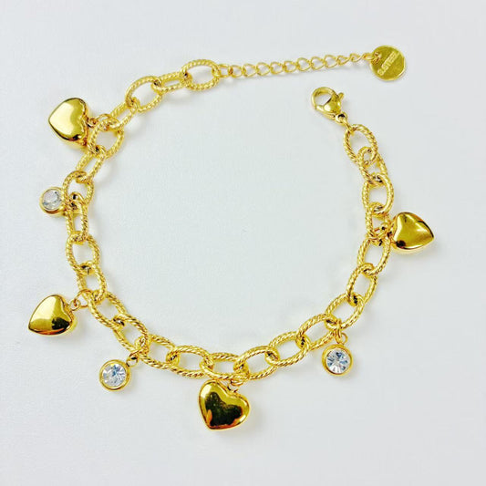 Bracciale Cuori Lucenti