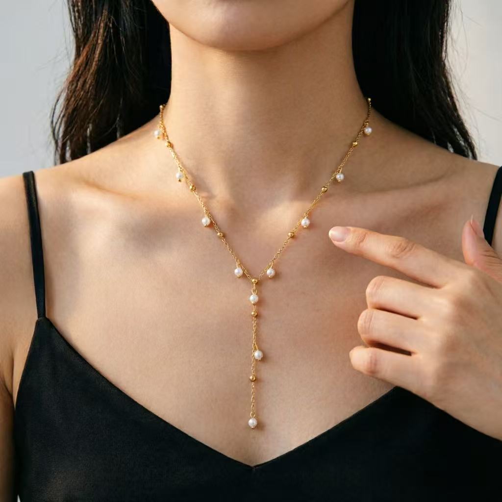 Collana “Stillare” | 45cm | in acciaio inox