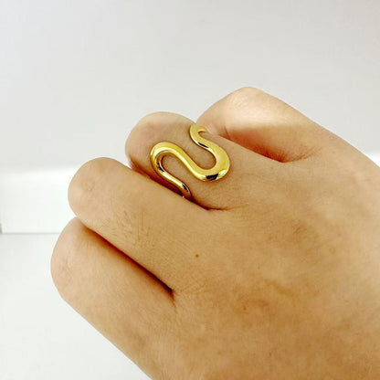 (A167)Anello ondulato