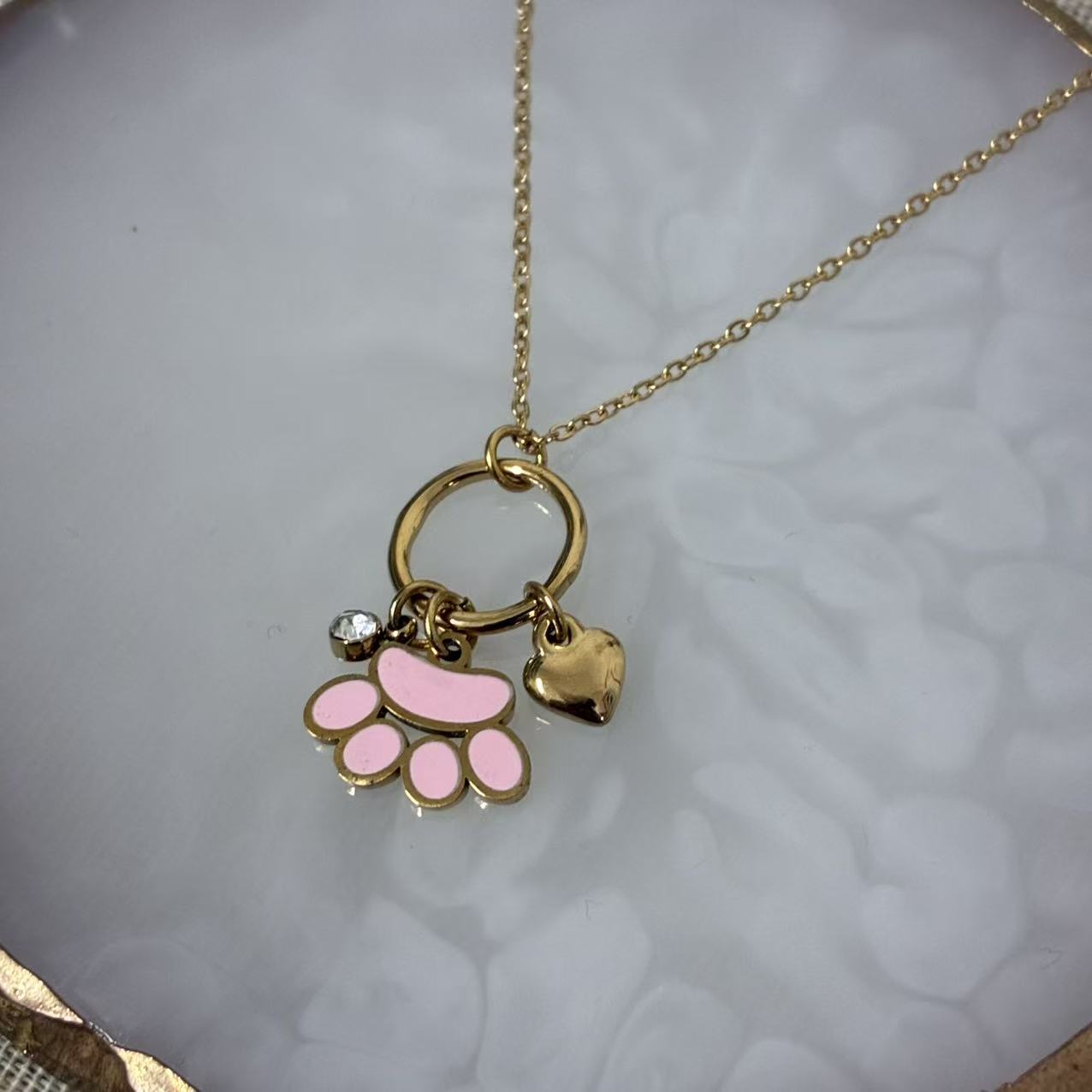 Collana Charm Zampina – Stile Dolce &amp; Mini Charm