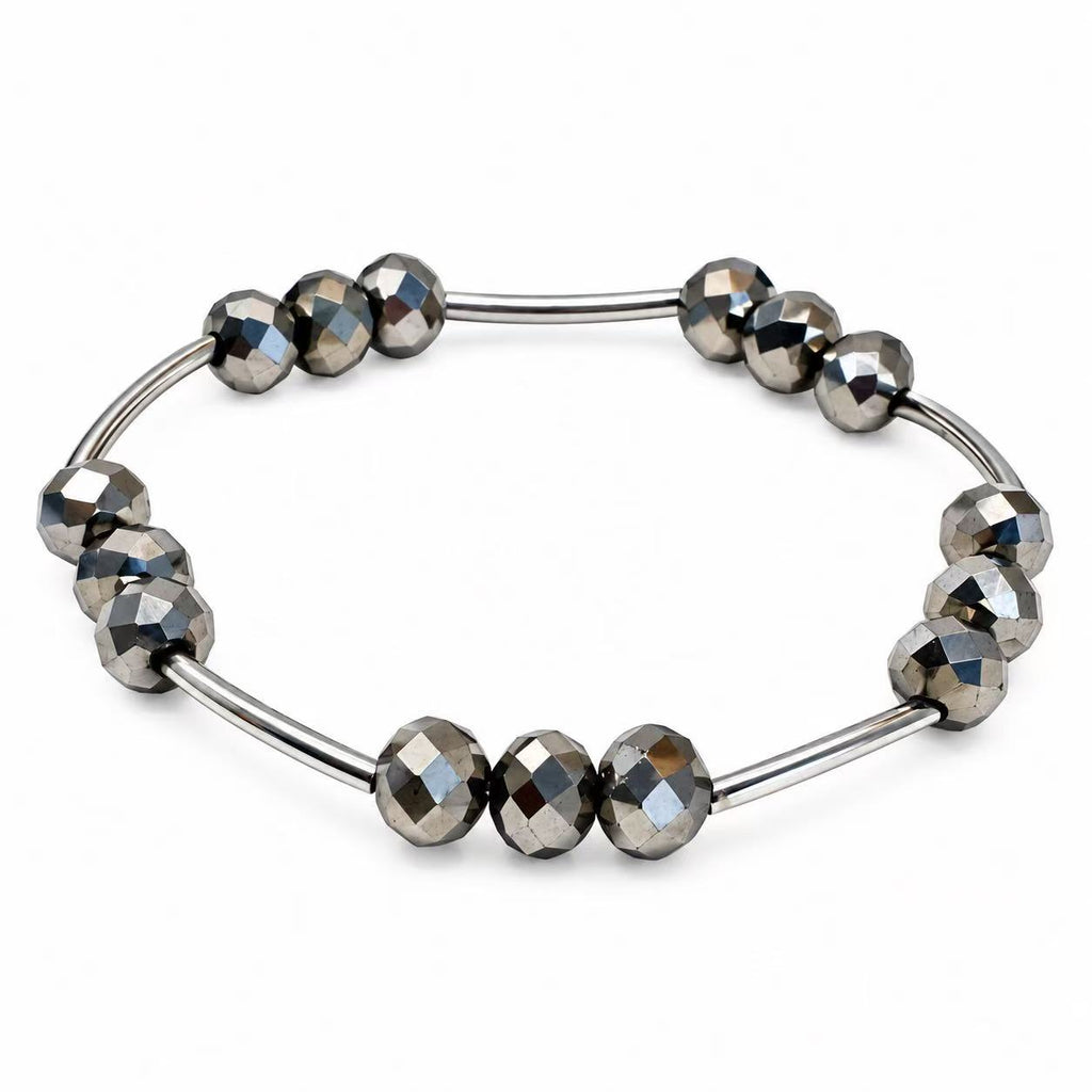 Bracciale boreale elastico  in acciaio inox