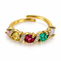 Anello Lune | in acciaio inox