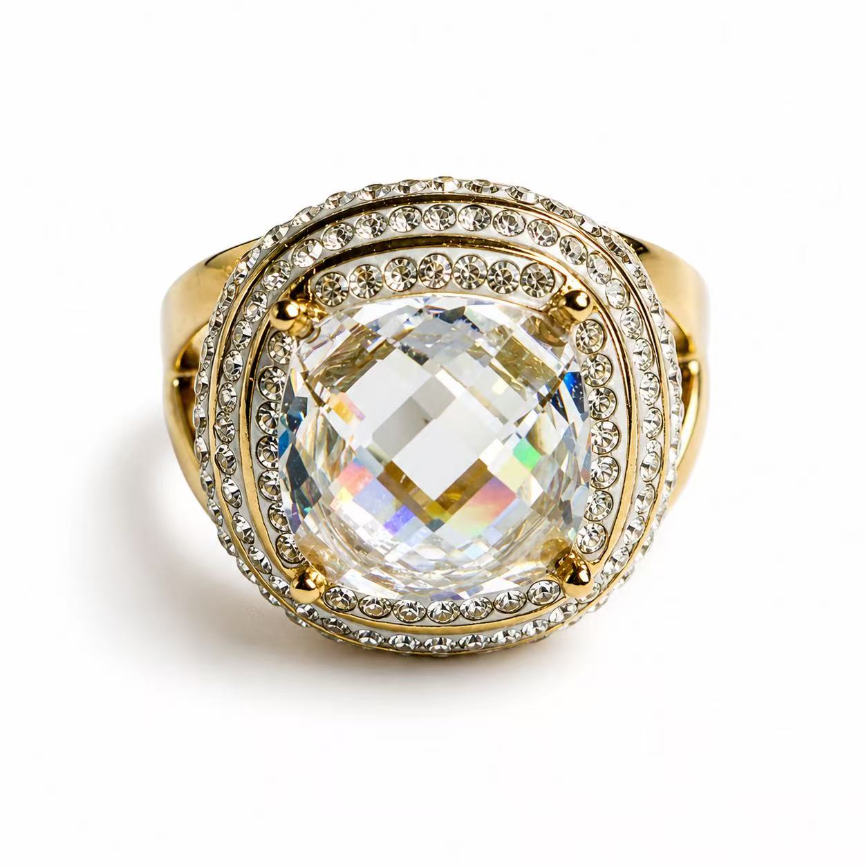 Anello “Iris” | misura 9/19 | in acciaio inox