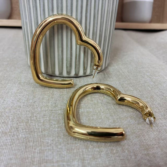 Orecchini Heart Line