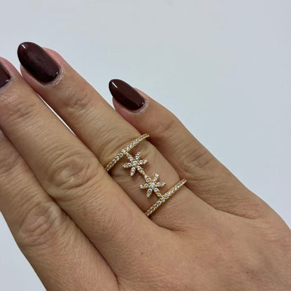 Anello Stella di Cristallo