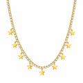Collana Pioggia di Stelle | in acciaio inox