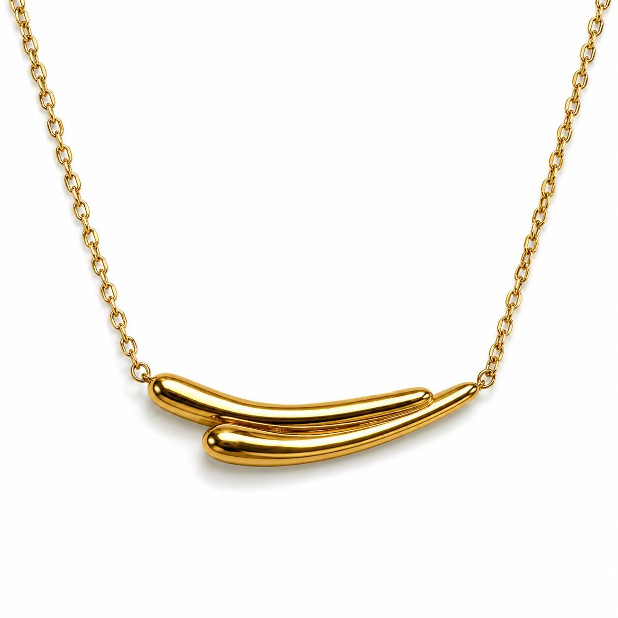 Collana “Carezza” | 45cm | in acciaio inox