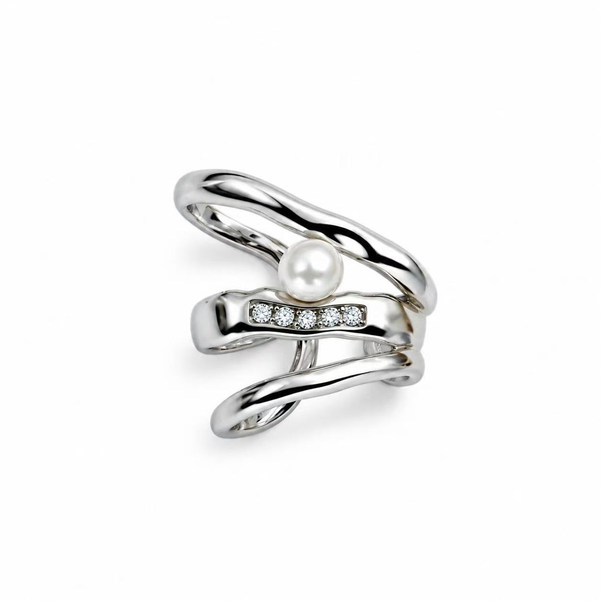 Ear Cuff Trama | in acciaio inox