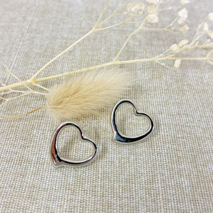 (O201)Orecchini Donna Minimal Cuore