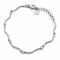 Bracciale “Cursiva” | in acciaio inox