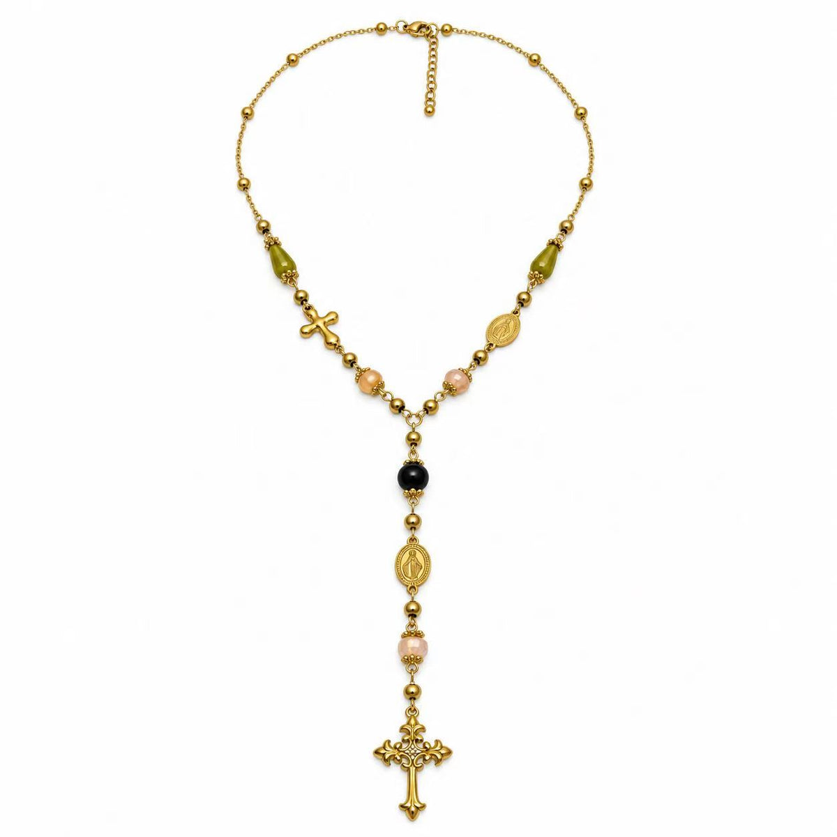 Collana Rosario acciaio inox