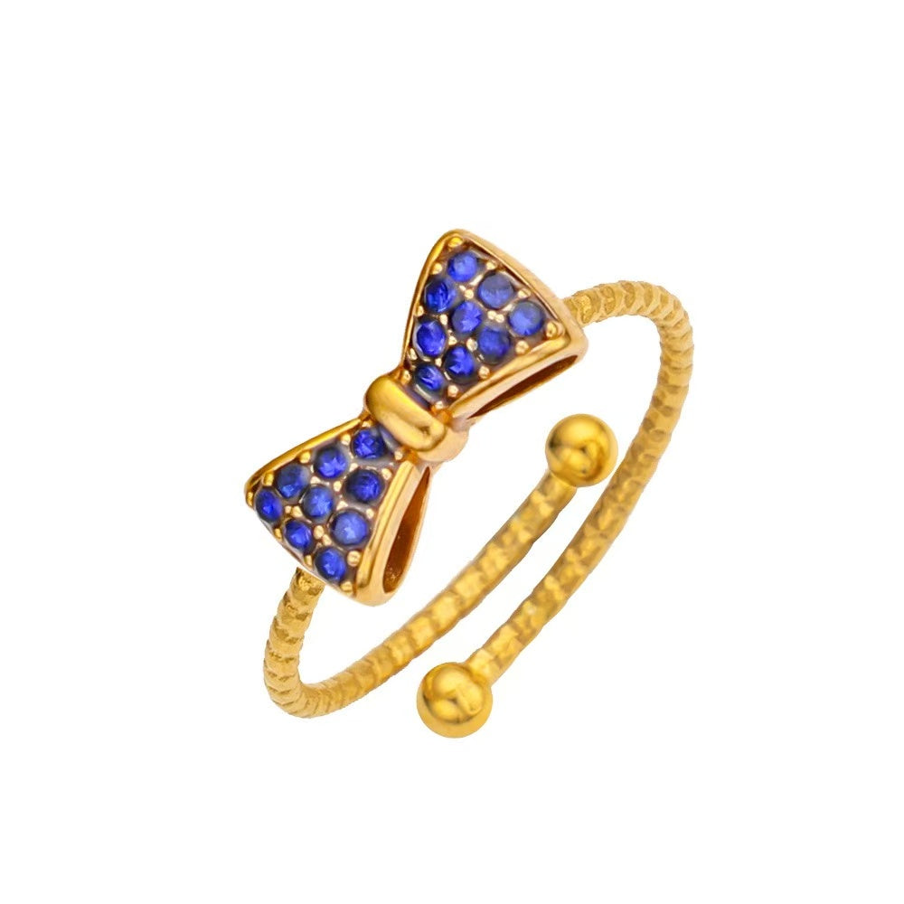 Anello Fiocco d'Incanto | in acciaio inox