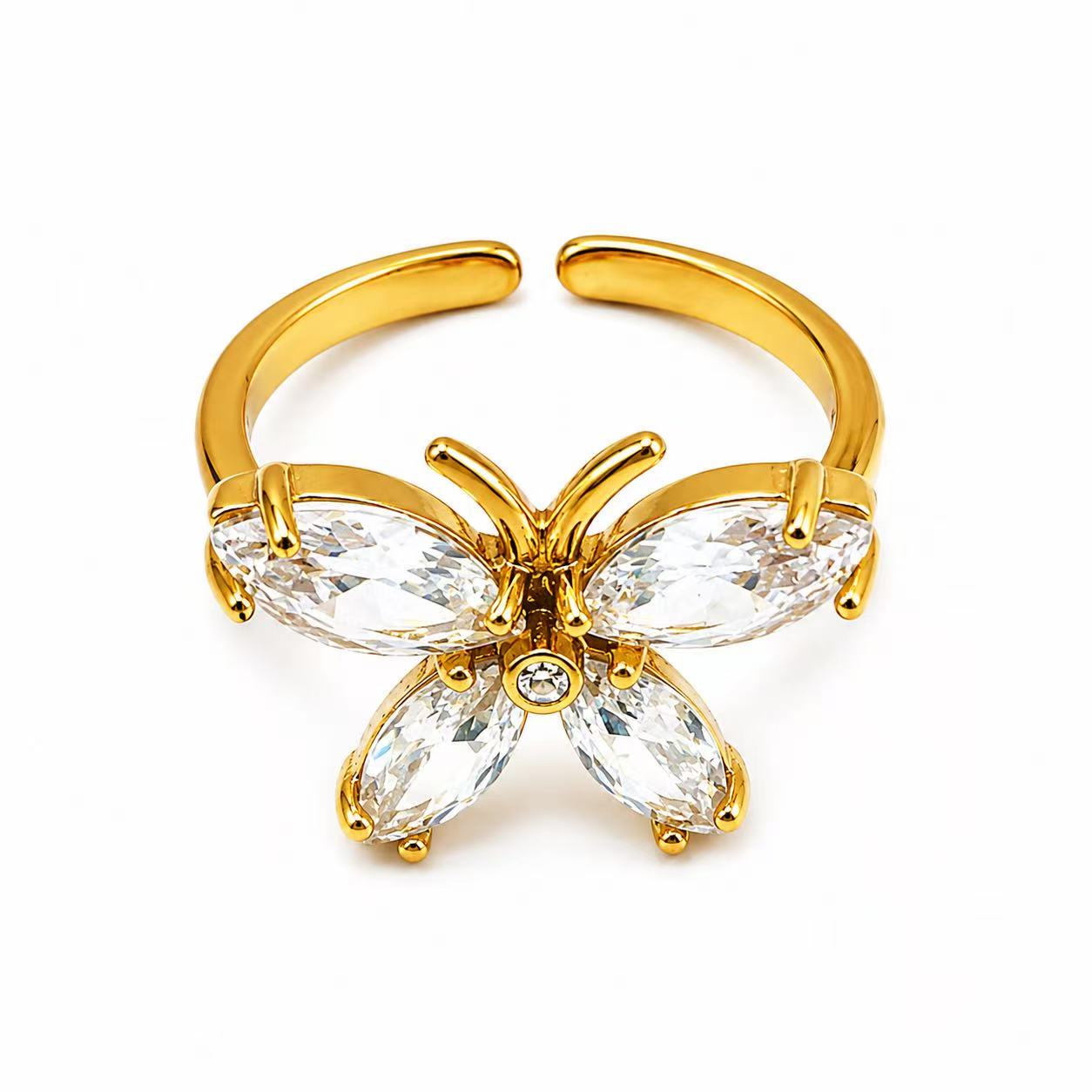 Anello “Papillon” | in acciaio inox