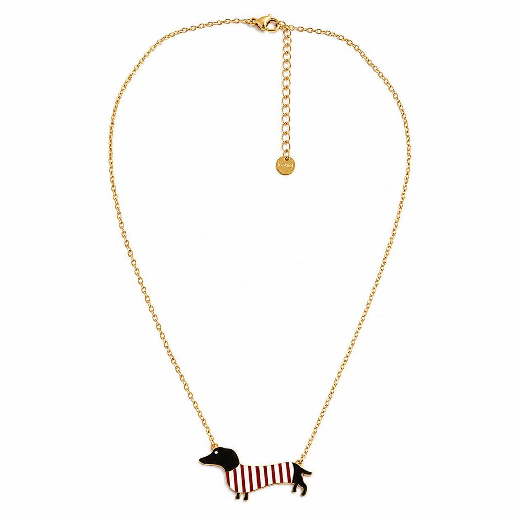 Collana “Bassotto” | in acciaio inox