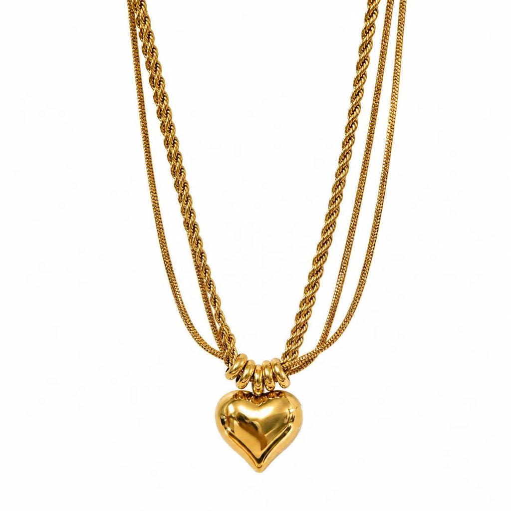 Collana “Confluenza” | in acciaio inox