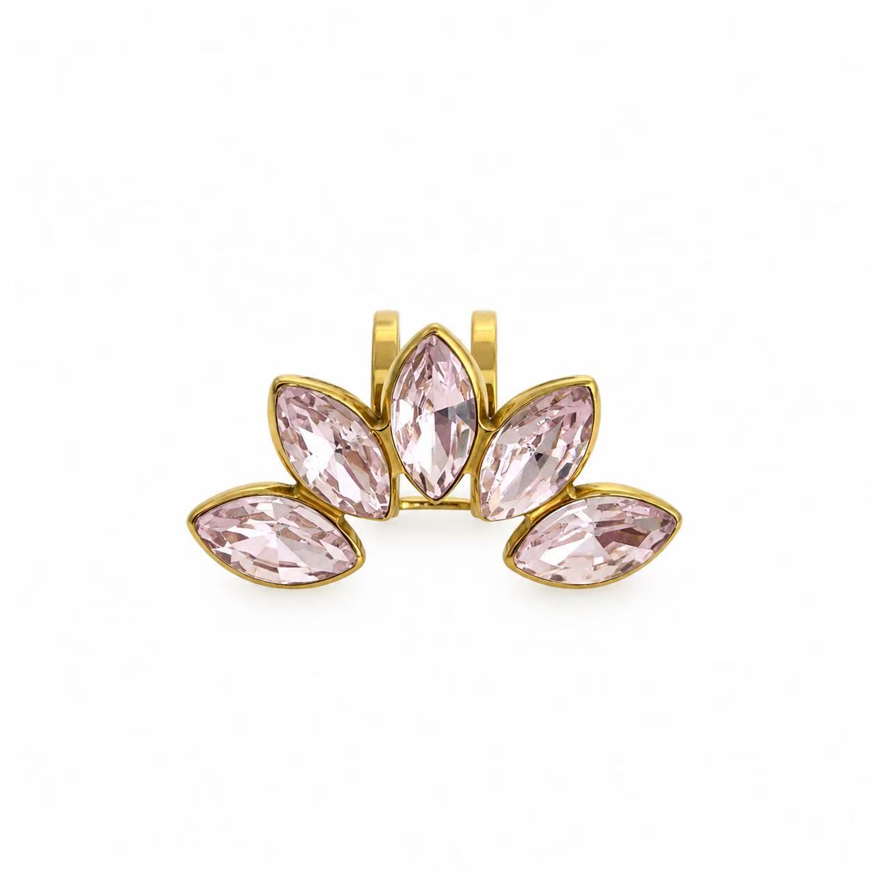 Ear Cuff Fioritura | in acciaio inox