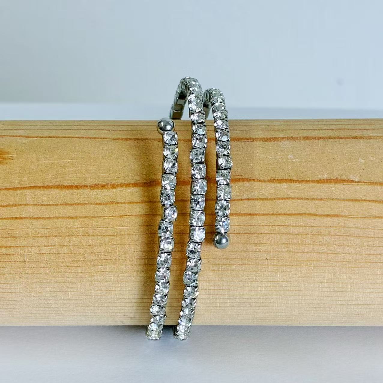 Bracciale tennis semirigido