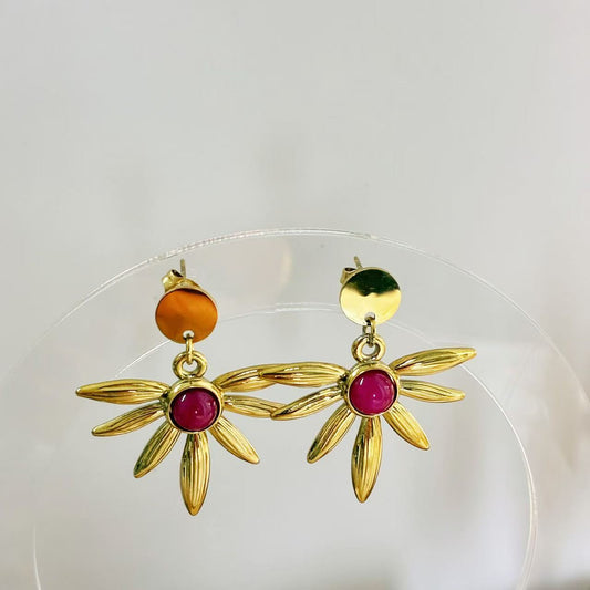 Orecchini “Fiore di Sole” – Eleganza Naturale