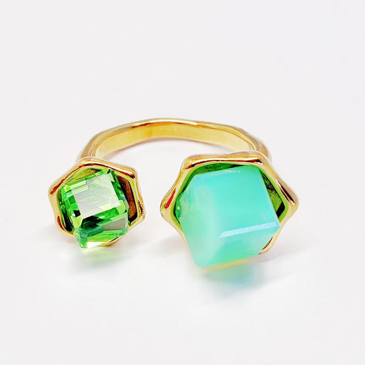 Anello “Prisma” | in acciaio inox