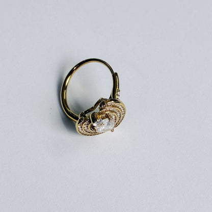 Anello Cuore a Triplo Strato con Zirconi – Acciaio Inossidabile