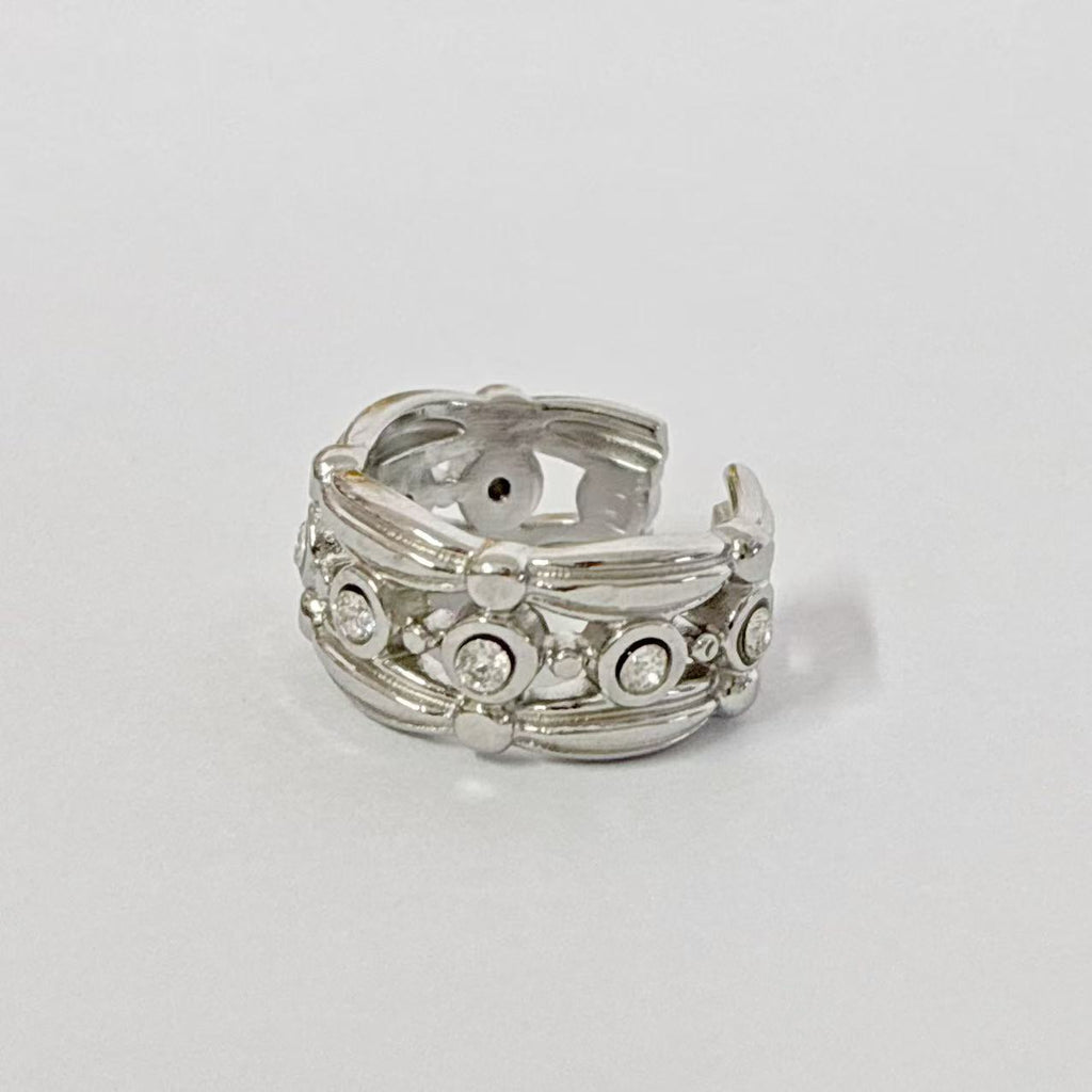 Ear cuff “Sentiero di Stelle” | in acciaio inox