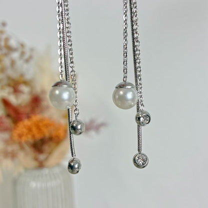 Orecchini “Caduta di Perle”