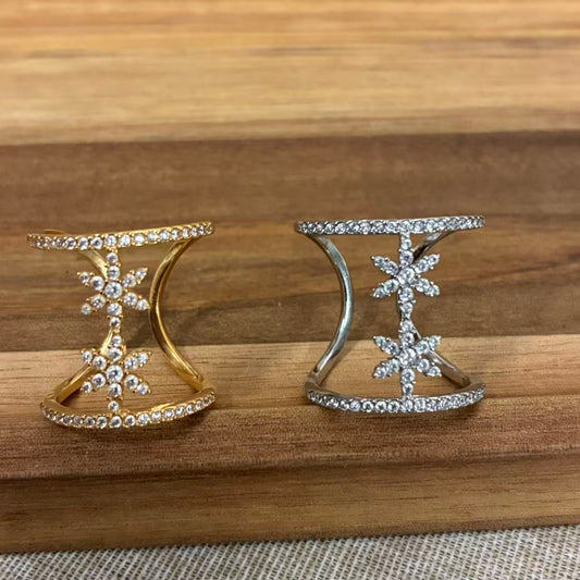 Anello Stella di Cristallo