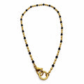 Collana con il moschettone acciaio 42cm