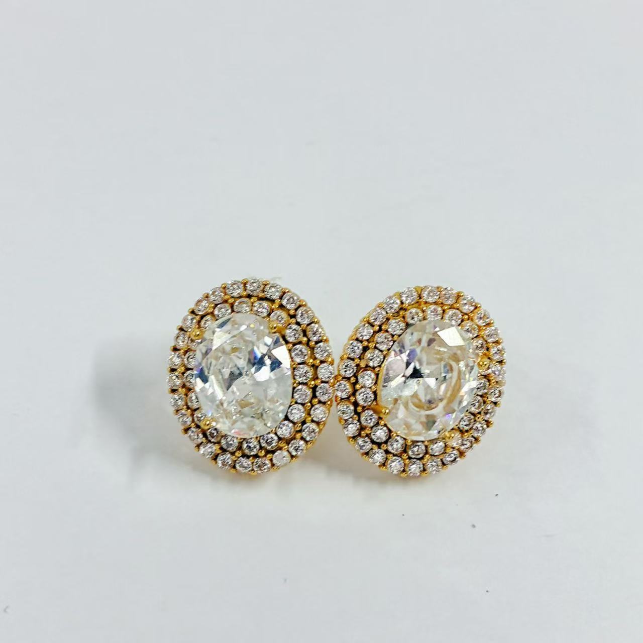 Orecchini “Corona di Luce” – Eleganza Regale e Brillantezza Assoluta