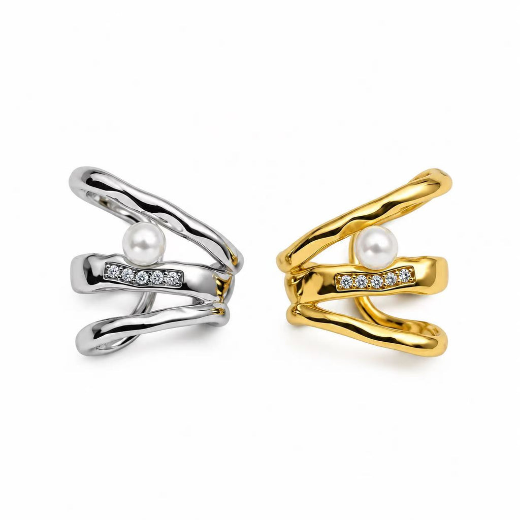 Ear Cuff Trama | in acciaio inox