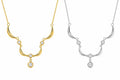 Collana  Mezzaluna | in acciaio inox
