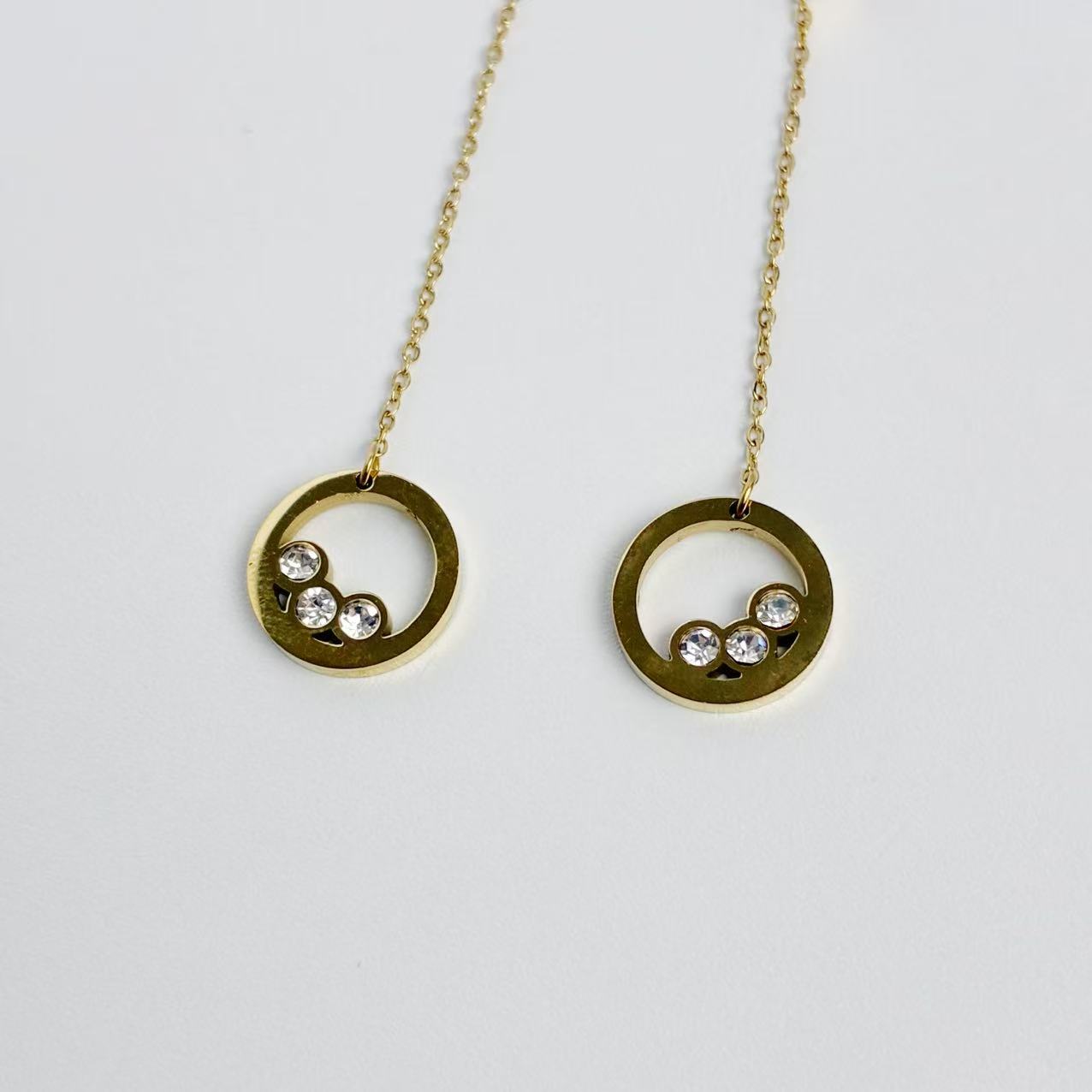 Orecchini Cerchio di Stelle