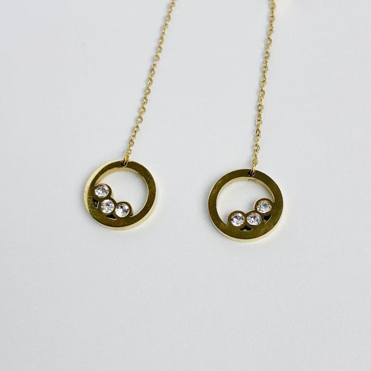 Orecchini Cerchio di Stelle