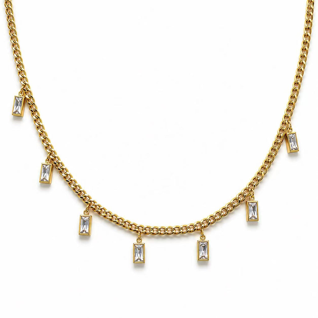 Collana Baguette 45cm