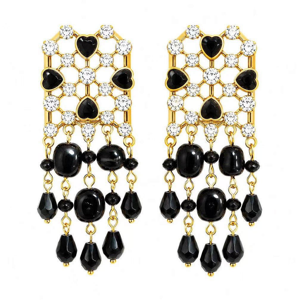 Orecchini “Nocturne” | in acciaio inox