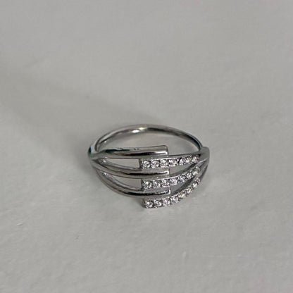 Anello “Onde di Brillanti”