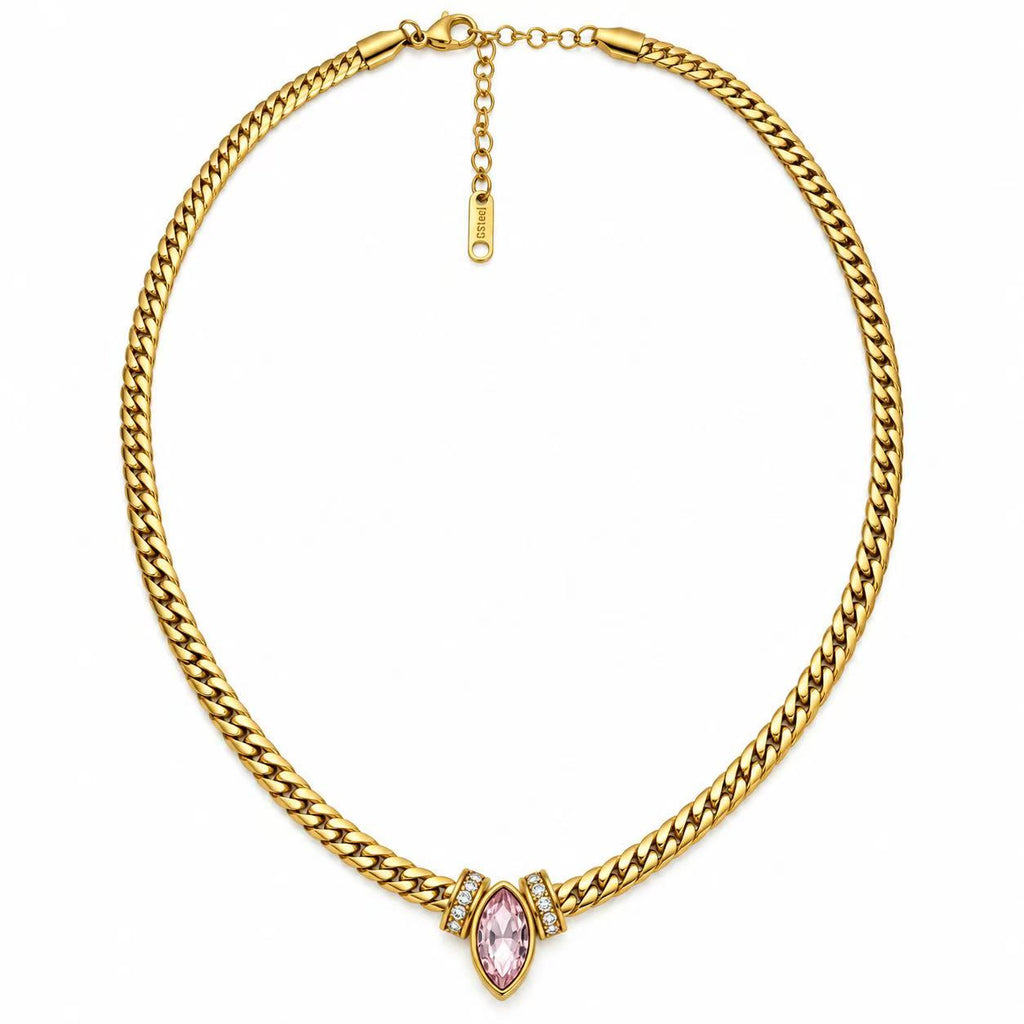Collana Germoglio | in acciaio inox