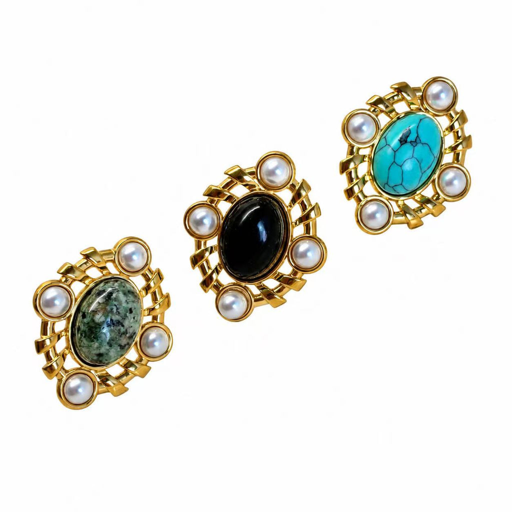 Anello Rosone di Venere | in acciaio inox