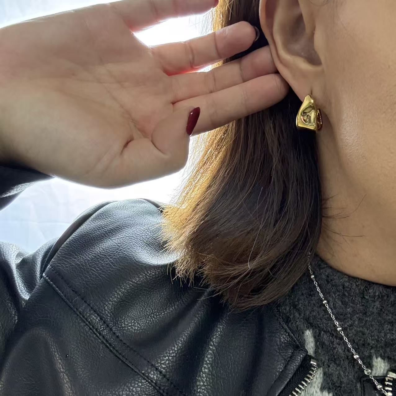 Orecchini Scultura Irregolare – Linea Moderna