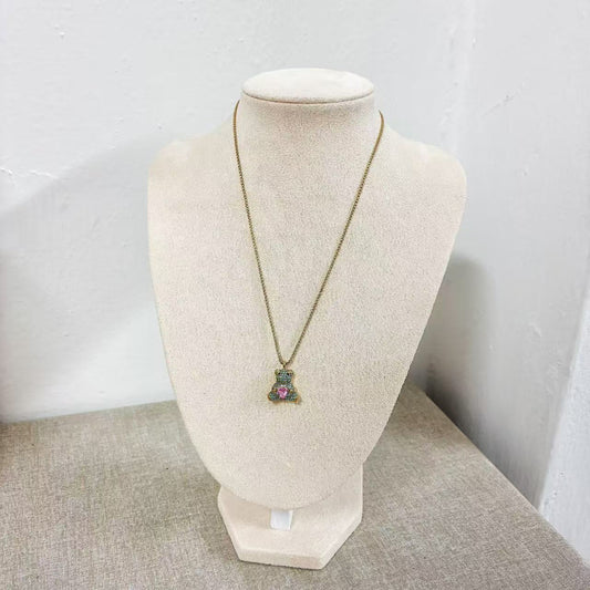 Collana con Ciondolo Orsetto inox