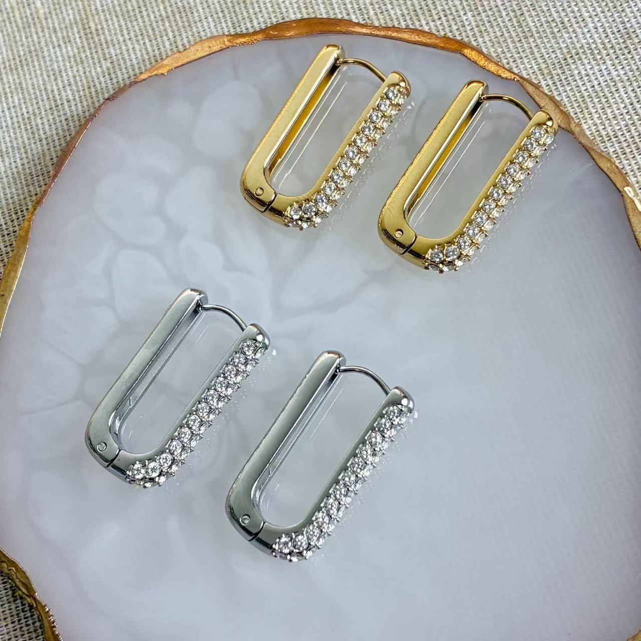 Orecchini Geometric Shine