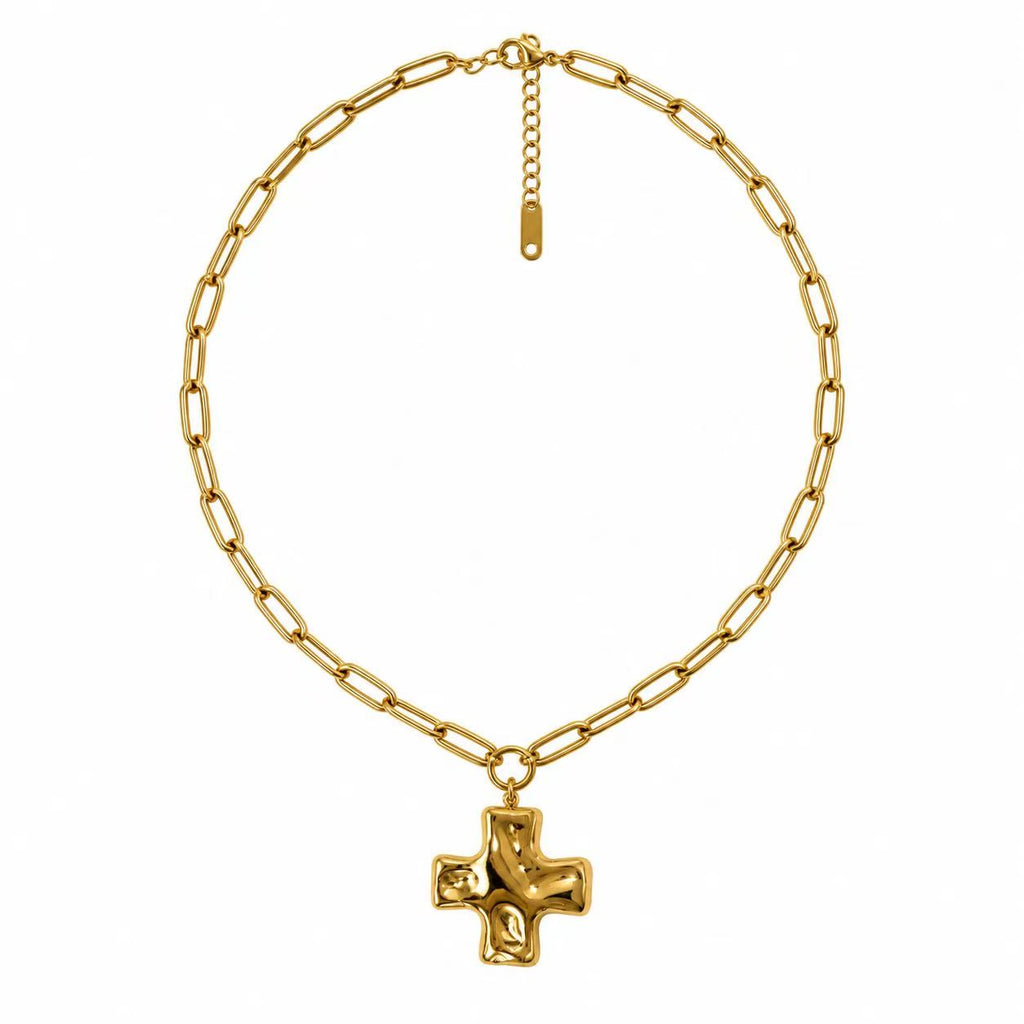 Collana Croce | 45cm | in acciaio inox