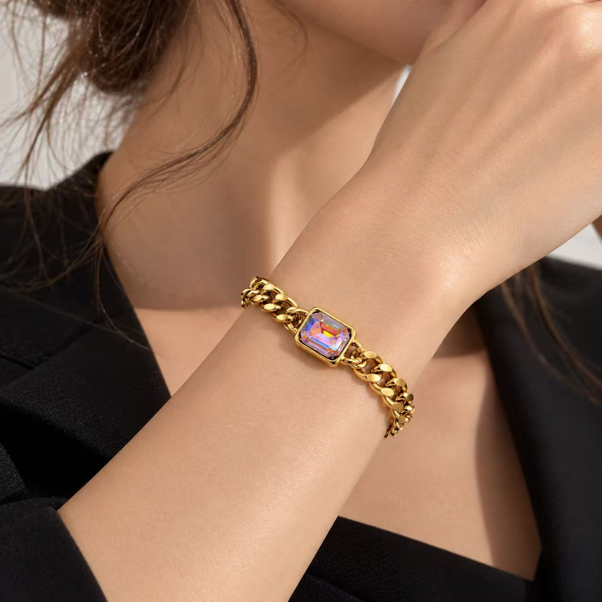 Bracciale acciaio boreale 18-23cm