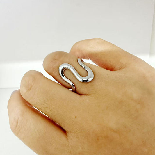 (A167)Anello ondulato