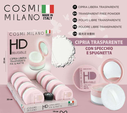 Cipria libera trasparente effetto Matt