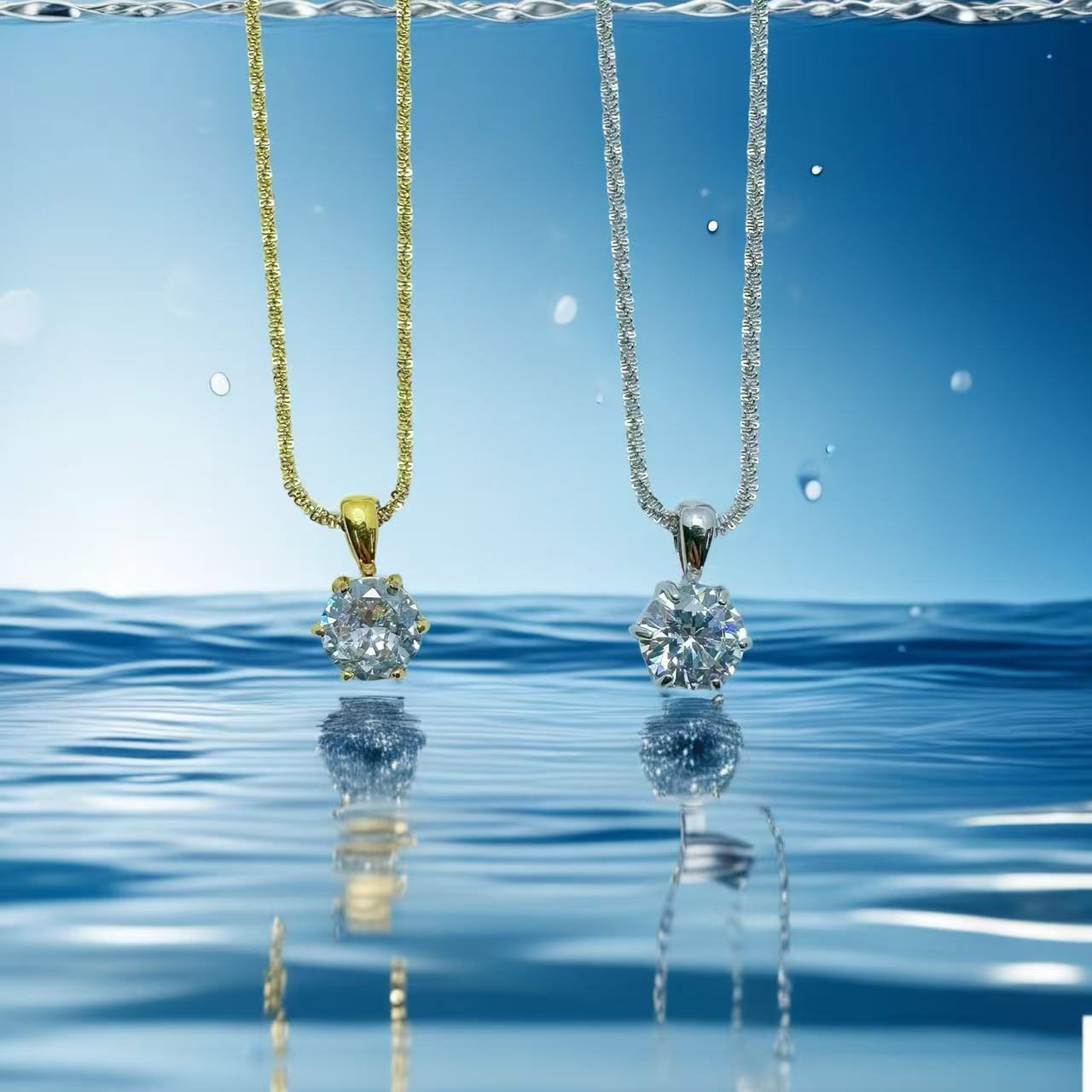 (C323)Collana punto luce