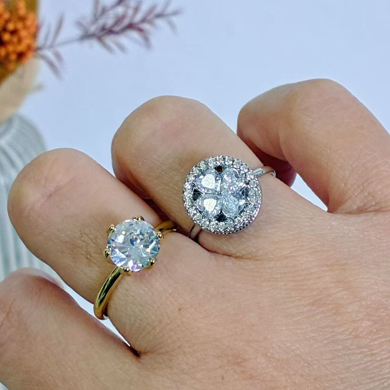 Anello “Fiore Incantato” – Luminosità e Armonia Perfetta